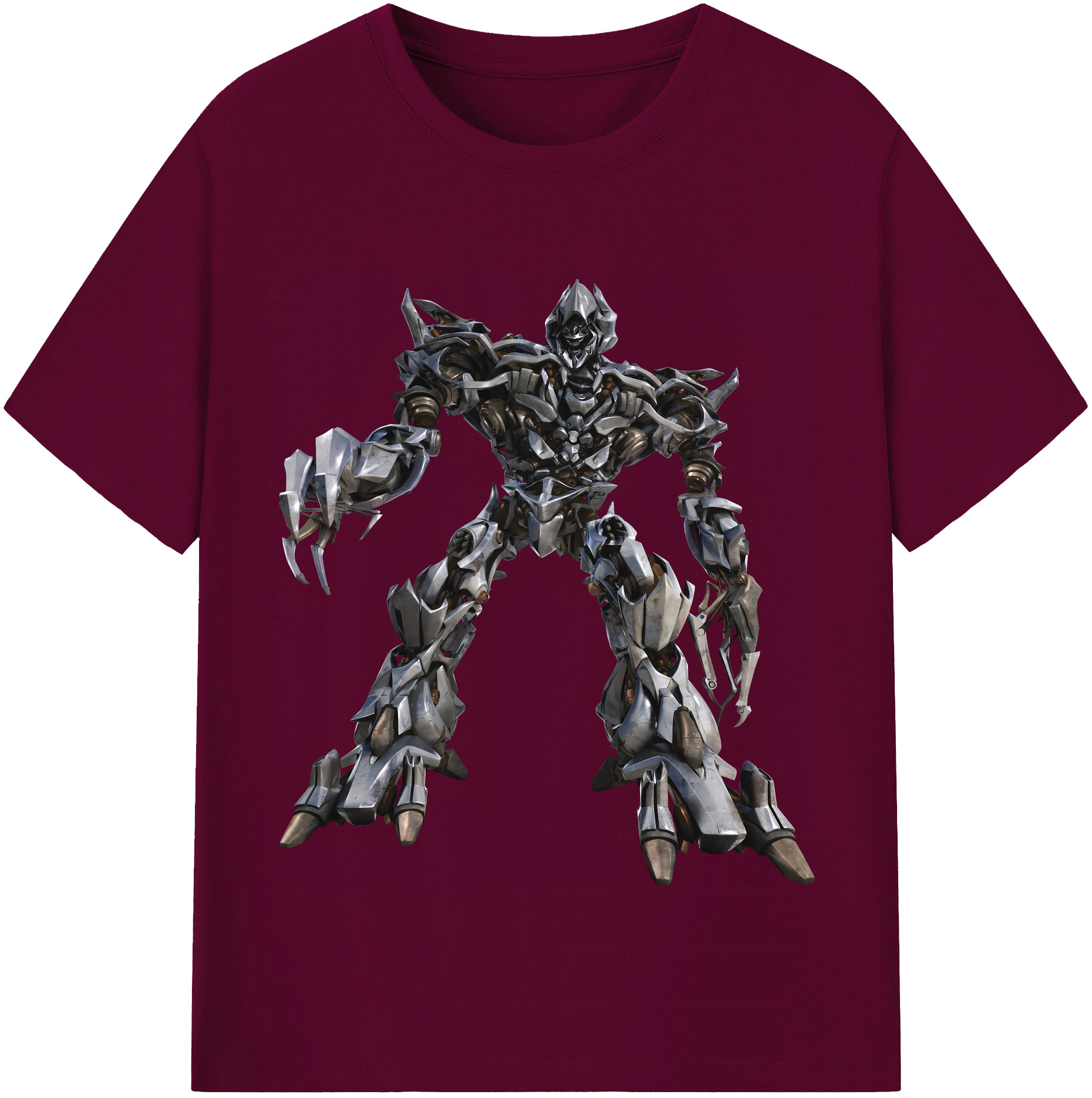 （画像用） Transformers トランスフォーマー レディースカジュアルプリントTシャツ（綿100％）
